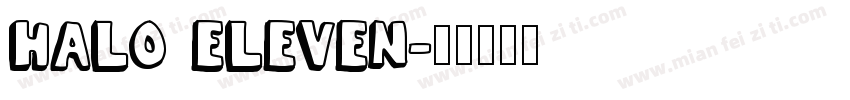 Halo Eleven字体转换
